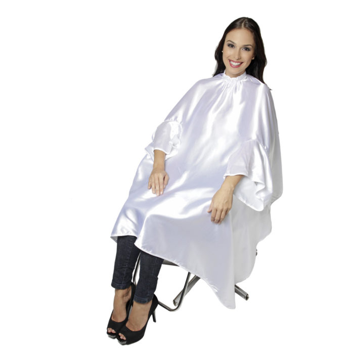 Satin Salon Cape – COSMETICS BEAUTY WORLD