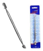 Stainless Steel dual Spatula for Cuitcles - Image 2