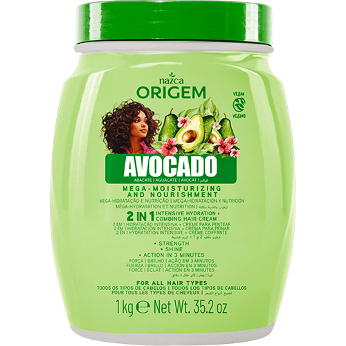 0116.0184 EXP ORIGEM 2 EM 1 CR HIDR + CPP COND ABACATE 1 KG 7896085874802 Origem Abacate Hydration Cream 1kg - Image 1