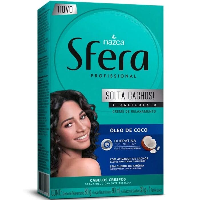 Sfera Nazca Coconut Oil Straightening Kit Loose Curls - Image 1